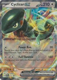 pokemon jumbo pokemon cards cyclizar ex svp018 oversized promo