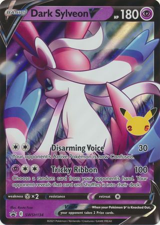 Dark Sylveon V - SWSH134 - Oversized Promo