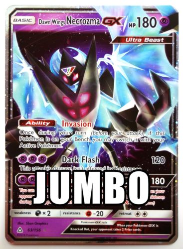 Dawn Wing Necrozma GX 63-156 (Oversized)