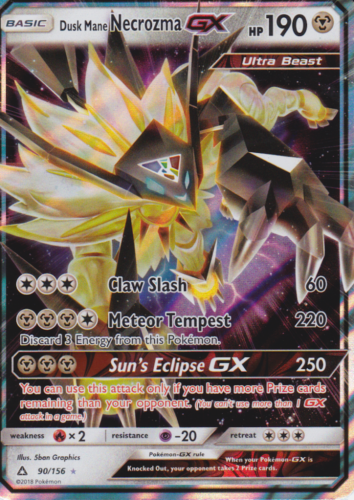 Dusk Mane Necrozma 90-156 (OVERSIZED)