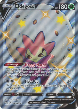 Eldegoss V - SWSH084 - Oversized Shiny Promo