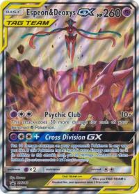 pokemon jumbo pokemon cards espeon deoxys gx sm240 oversized promo