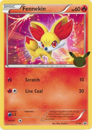 Fennekin - XY02 - 25th Anniversary Oversized Promo