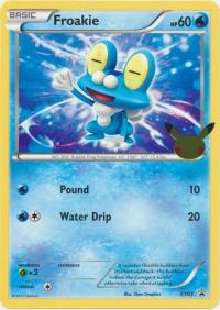 pokemon jumbo pokemon cards froakie xy03 25th anniversary oversized promo