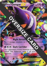 pokemon jumbo pokemon cards gengar ex 34 119 jumbo card