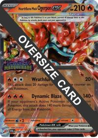 pokemon jumbo pokemon cards hearthflame mask ogerpon ex jumbo card