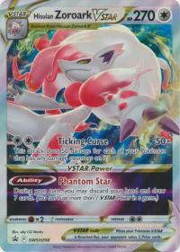 pokemon jumbo pokemon cards hisuian zoroark vstar swsh298 oversize promo