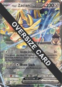 pokemon jumbo pokemon cards hop s zacian ex svp193 oversized promo