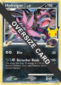 pokemon jumbo pokemon cards hydreigon c swsh138 jumbo card