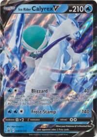 pokemon jumbo pokemon cards ice rider calyrex v swsh130 oversized promo