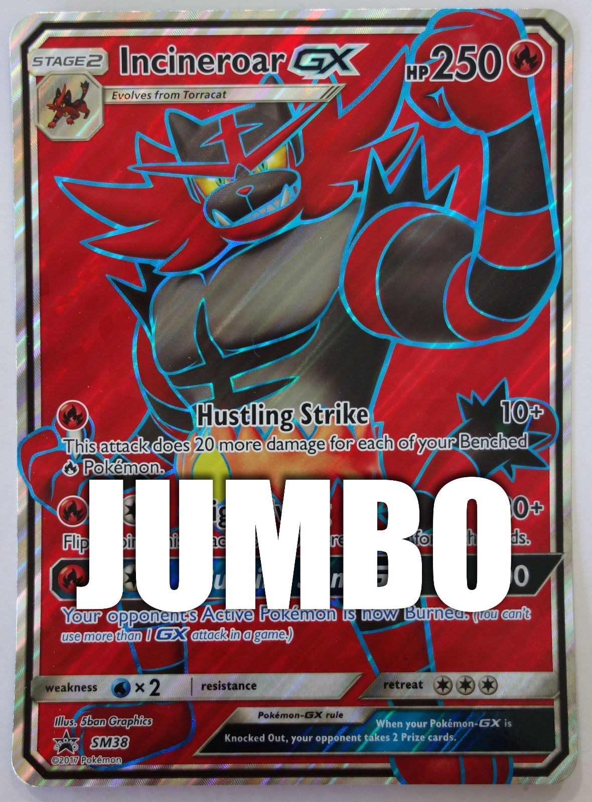 Incineroar GX SM38 (Oversized)