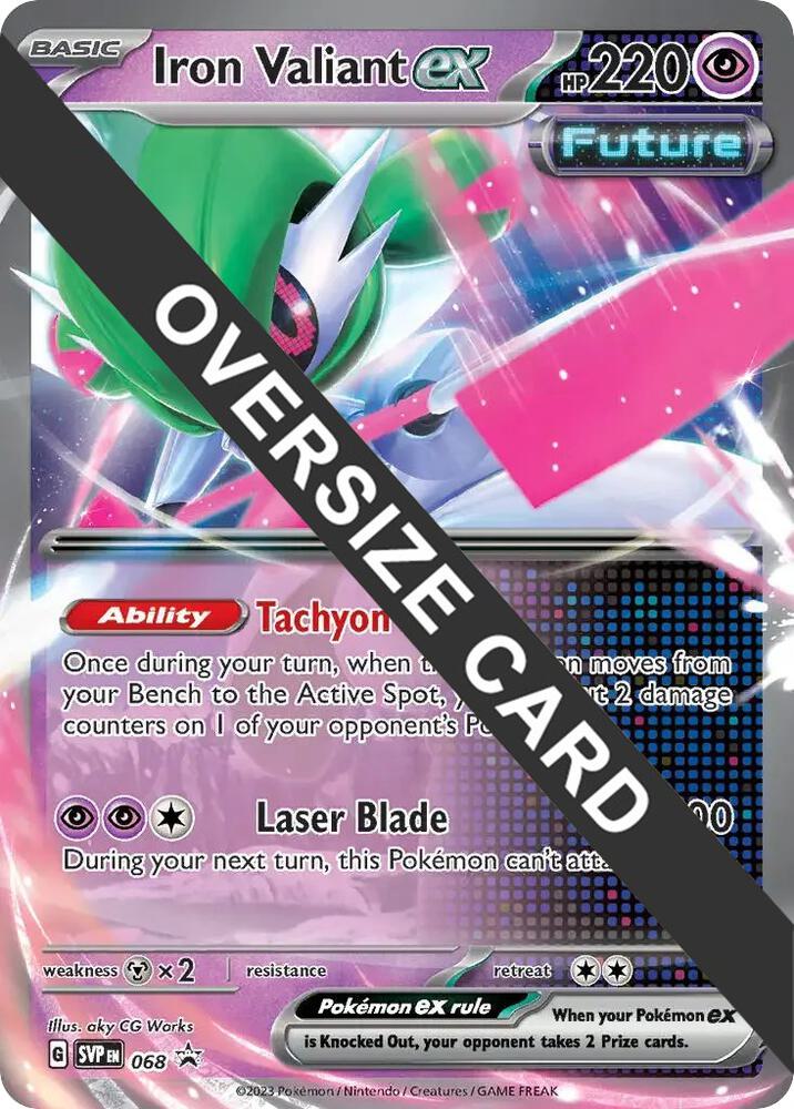 Iron Valiant ex - 068 - Jumbo Card