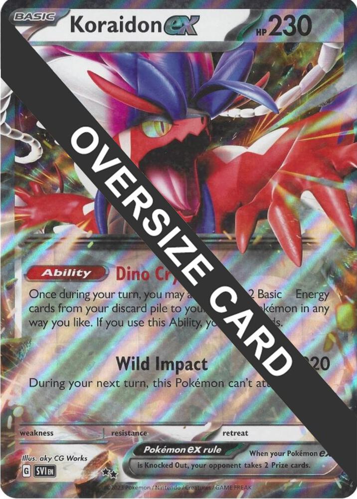 Koraidon ex - Jumbo Card