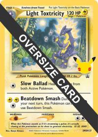 pokemon jumbo pokemon cards light toxtricity swsh137 jumbo card