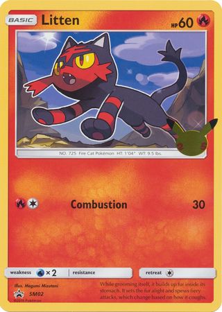 Litten - SM02 - 25th Anniversary Oversized Promo