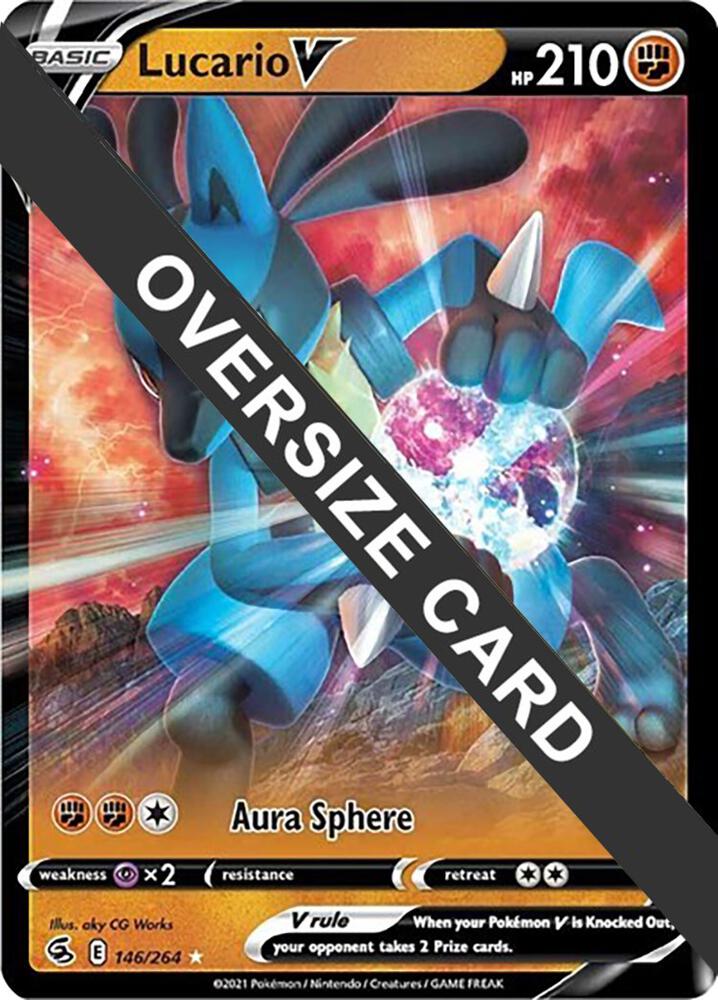 Lucario V - 146-264 - Jumbo Card