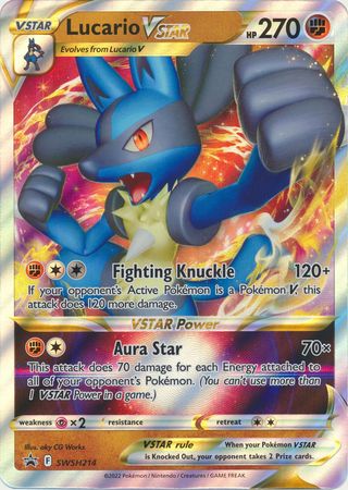 Lucario VSTAR - SWSH214 - Oversized Promo