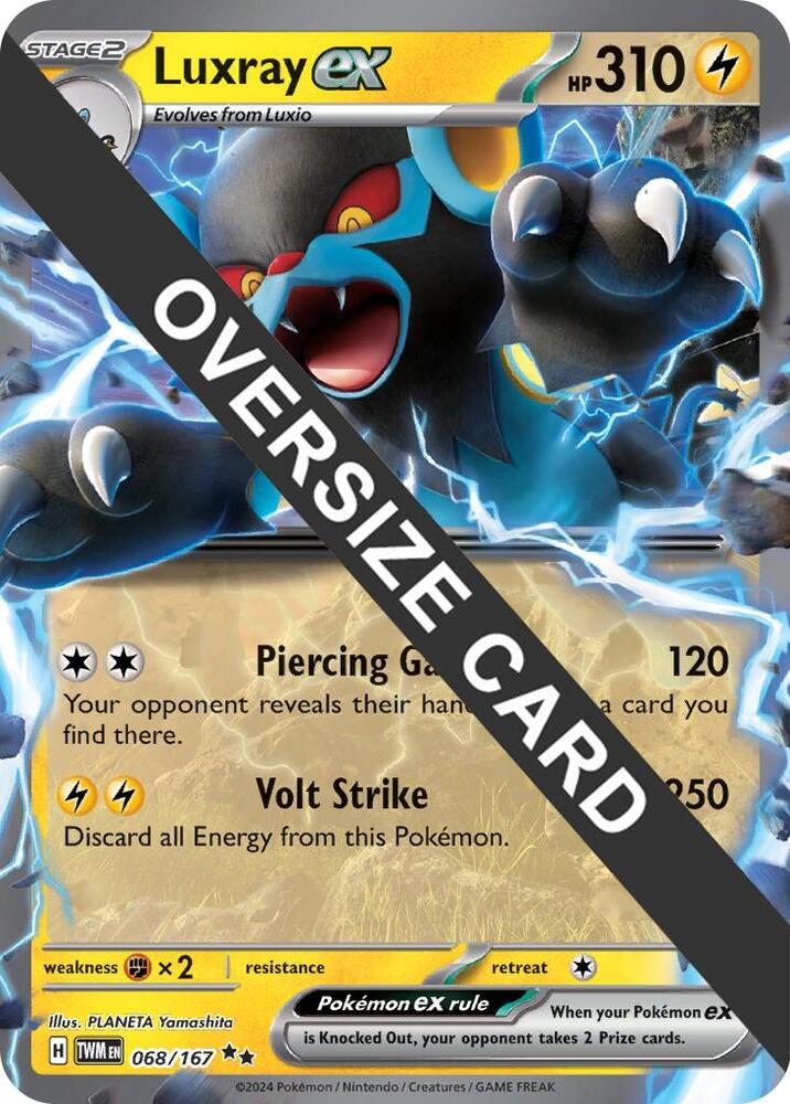 Luxray EX 068-167 - Oversized Promo
