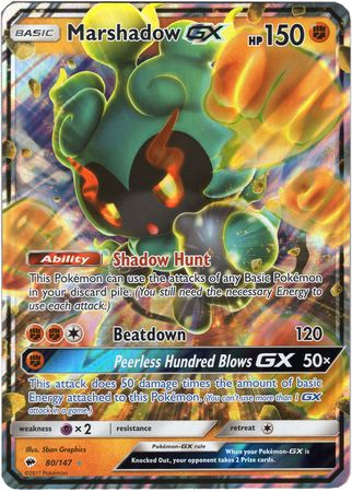 Marshadow GX - 80-147 - Oversized Promo