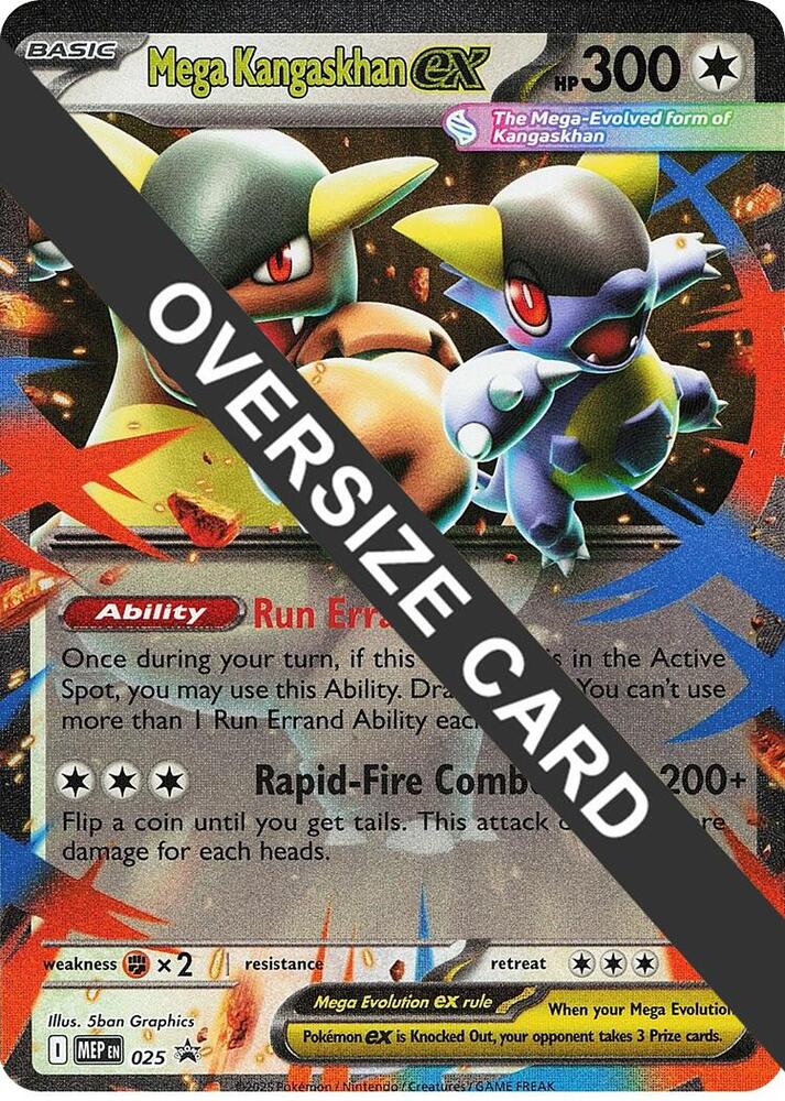 Mega Kangaskhan ex - 025 - Jumbo Card