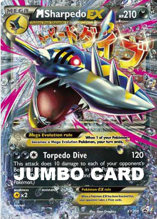 Mega M Sharpedo EX XY200 (Oversized)