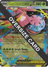 pokemon jumbo pokemon cards mega venusaur ex 013 jumbo card