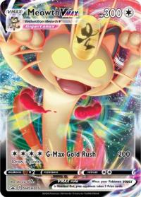 pokemon jumbo pokemon cards meowth vmax swsh005 oversized promo