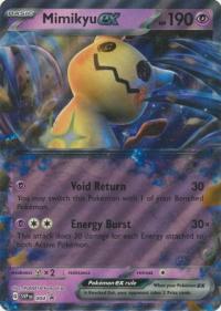 pokemon jumbo pokemon cards mimikyu ex svp004 oversized promo