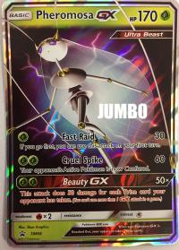 pokemon jumbo pokemon cards pheromosa gx oversized