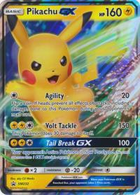 pokemon jumbo pokemon cards pikachu gx sm232 oversized promo