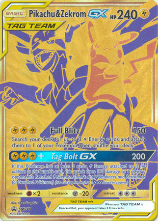 Pikachu & Zekrom GX - SM248 - Oversized Promo