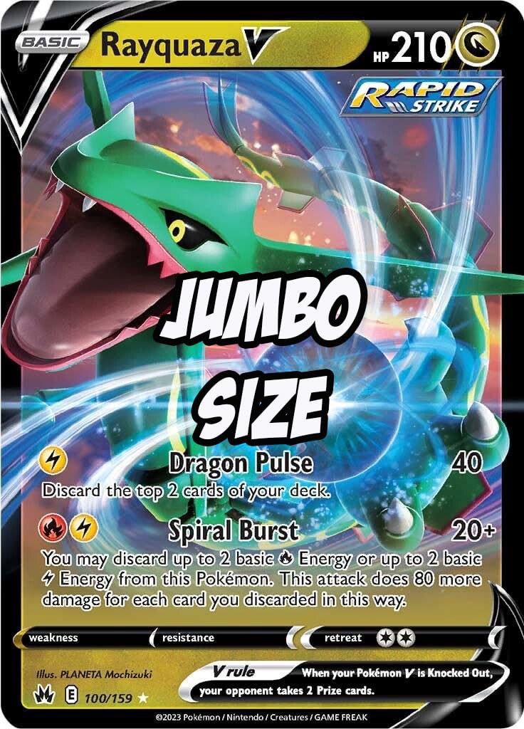 Rayquaza V 100-159 - Oversized Promo