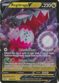 pokemon jumbo pokemon cards regidrago v swsh281 oversized promo