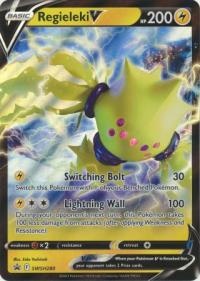 pokemon jumbo pokemon cards regieleki v swsh280 oversized promo