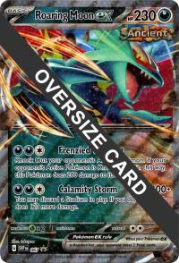 pokemon jumbo pokemon cards roaring moon ex jumbo card