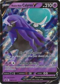 pokemon jumbo pokemon cards shadow rider calyrex v swsh131 oversized promo