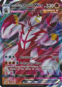 pokemon jumbo pokemon cards single strike urshifu vmax 086 163 oversized promo