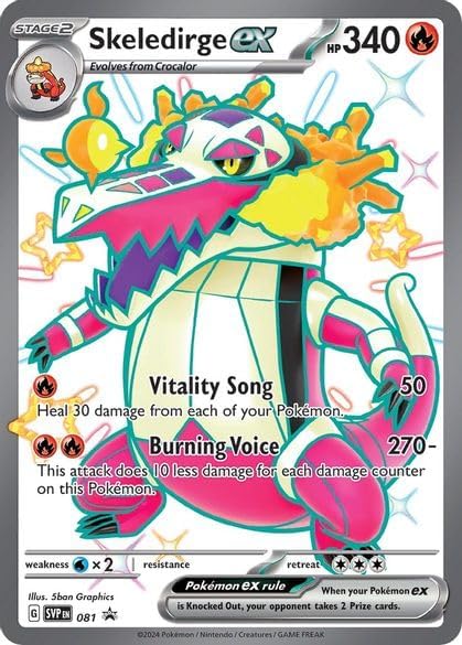 Skeledirge ex - 081 - Jumbo Card