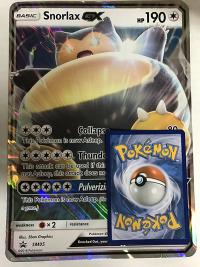 pokemon jumbo pokemon cards snorlax gx oversized