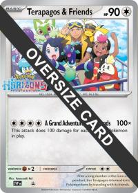 pokemon jumbo pokemon cards terapagos friends spv oversized promo