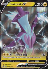 pokemon jumbo pokemon cards toxtricity v swsh017 oversized promo