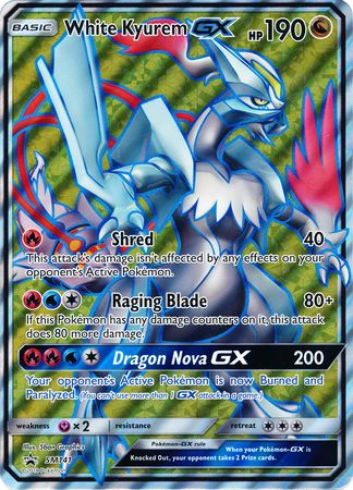 White Kyurem GX - SM141 - Oversized Promo