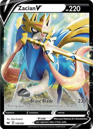 Zacian V - 138-202 - Oversized Promo