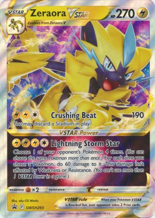 Zeraora VSTAR - SWSH265 - Oversized Promo