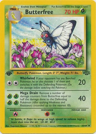 Butterfree 33-64 1st edition