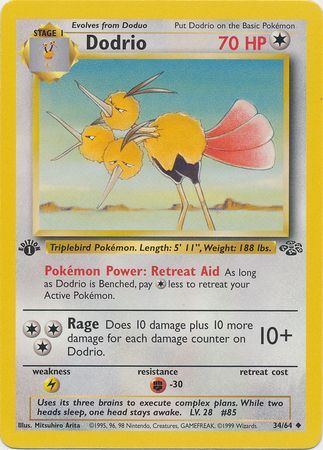 Dodrio 34-64 1st edition