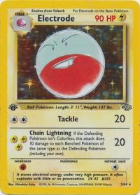 pokemon jungle 1st edition electrode 2 64 1st edition