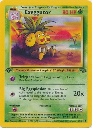 Exeggutor 35-64  1st edition