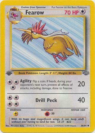 Fearow 36-64 1st edition