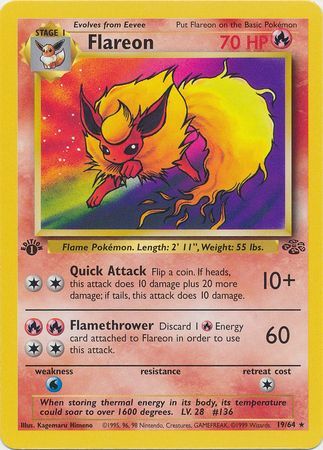 Flareon  19-64  1st edition